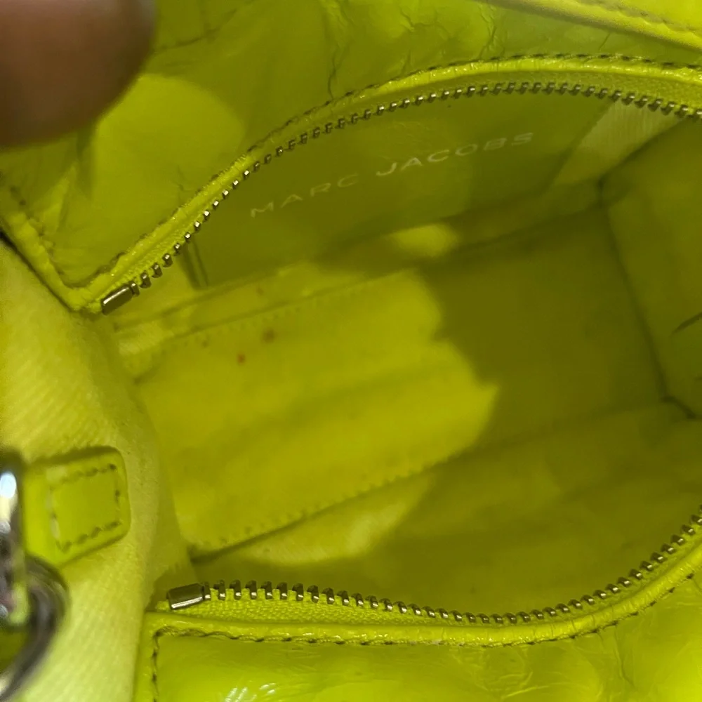 Marc Jacobs Lime Green Mini Tote. EUC - Picture 10 of 11